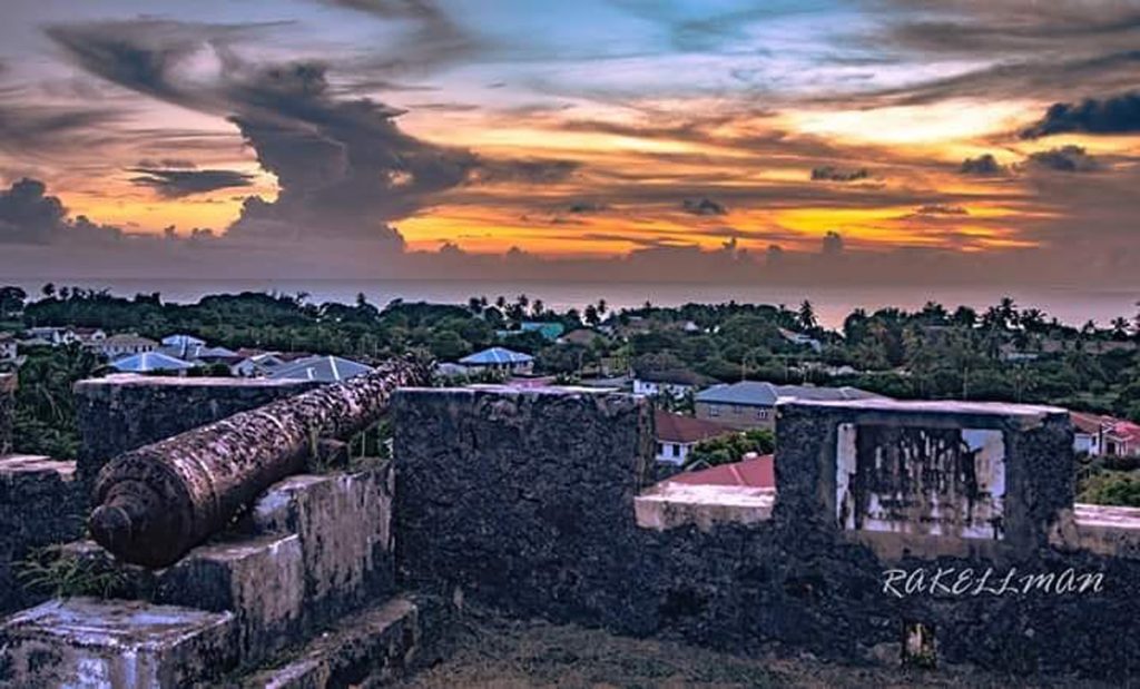 Dover Fort Barbados stamp George Browne Culverin